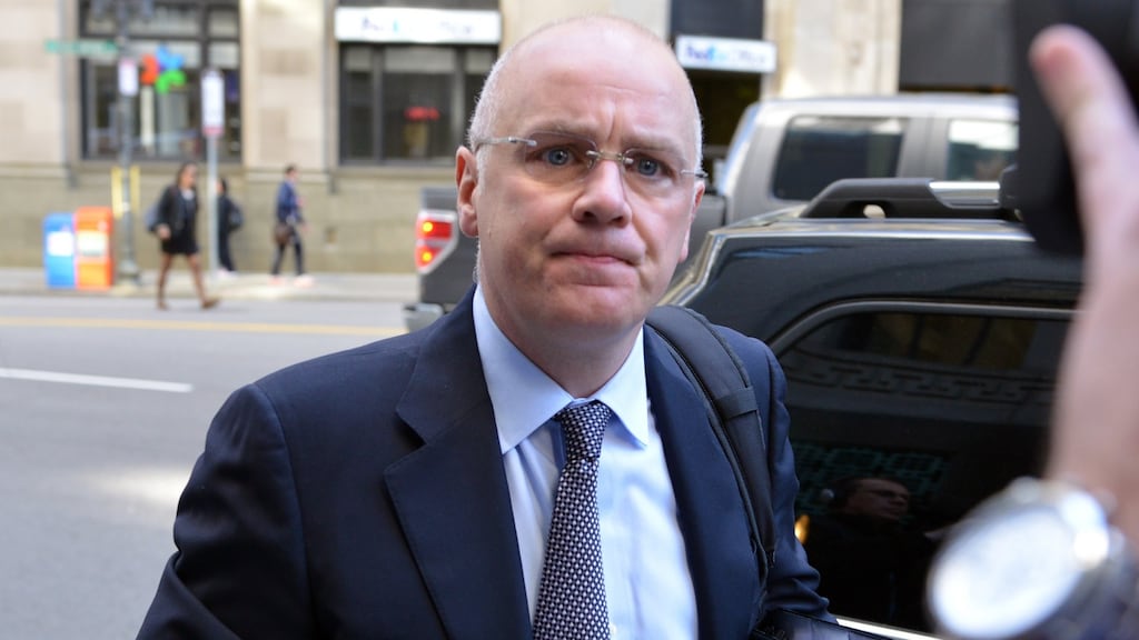 Former Anglo Irish Bank chief executive David Drumm: prosecutor told court Mr Drumm had “significant assets and means to flee”. Photograph: Josh Reynolds