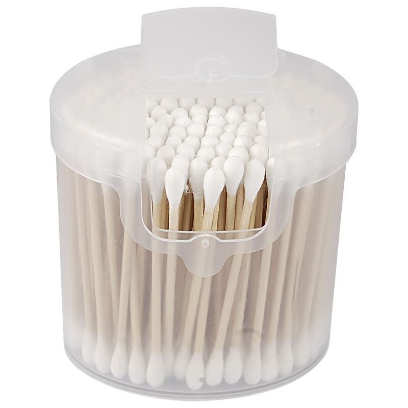Cotton buds for under-eye cleaning
