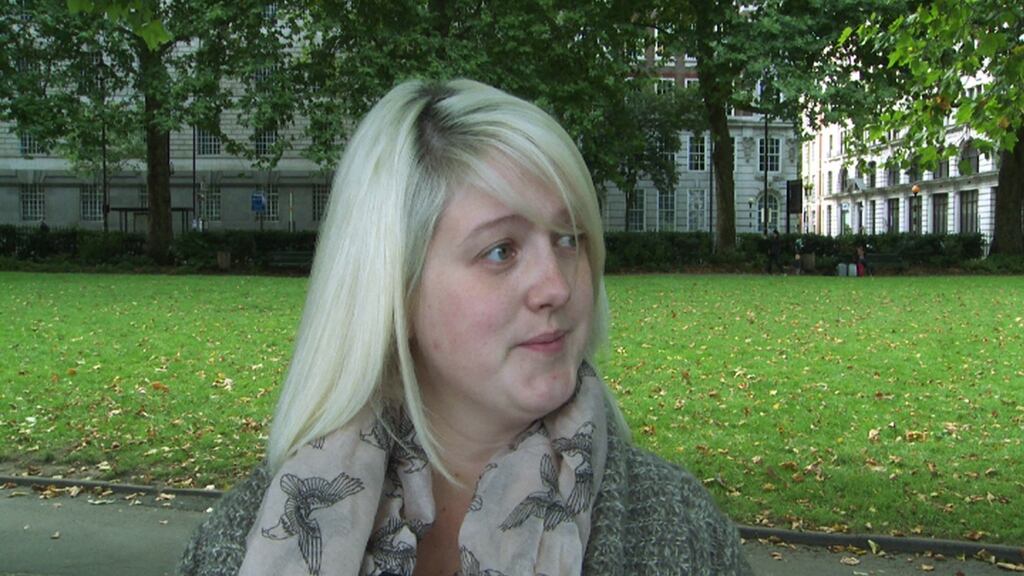 Sarah Ewart: guidelines will not help in cases of fatal foetal abnormality. Photograph: BBC Northern Ireland