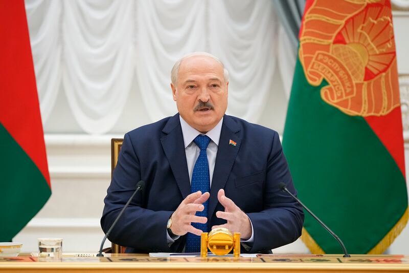 Belarussian president Alexander Lukashenko. Photograph: AP