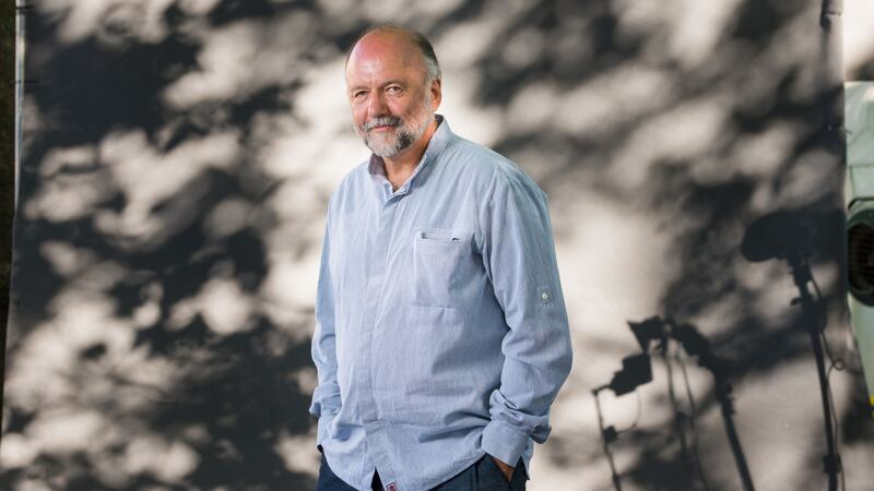 Andrey Kurkov says he is giving as many interviews as possible in Latin America, because the region is being saturated by online anti-Ukrainian propaganda from Russia. Photograph: Roberto Ricciuti/Getty Images