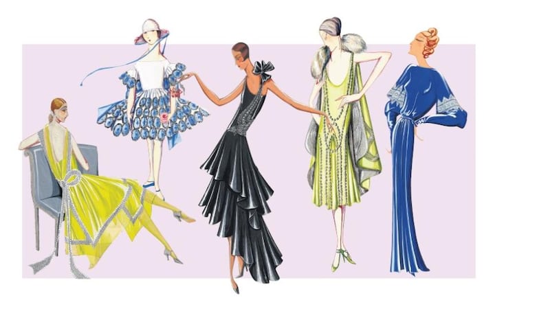 Drawings from Lanvin’s sketch books, which were discovered in the 1980s. Copyright: Lanvin Estate