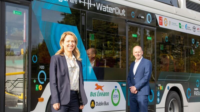 Hydrogen-powered bus takes to streets of Dublin