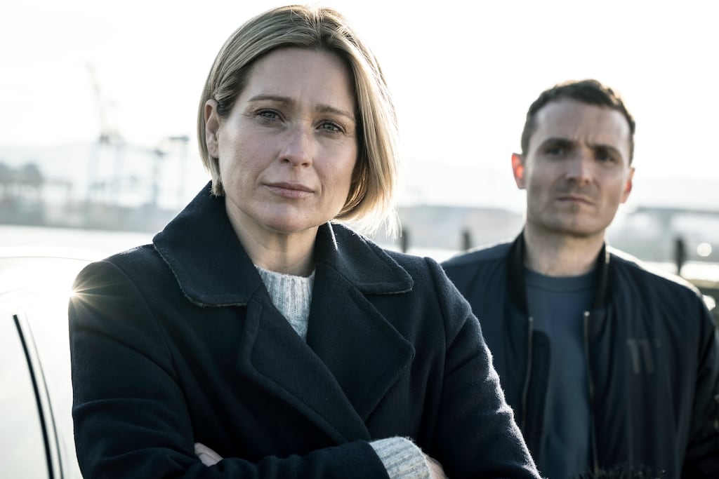 Blue Lights Siân Brooke and Martin McCAnn in Blue Lights. Photograph: Gallagher Films/Two Cities Television/Steffan Hill