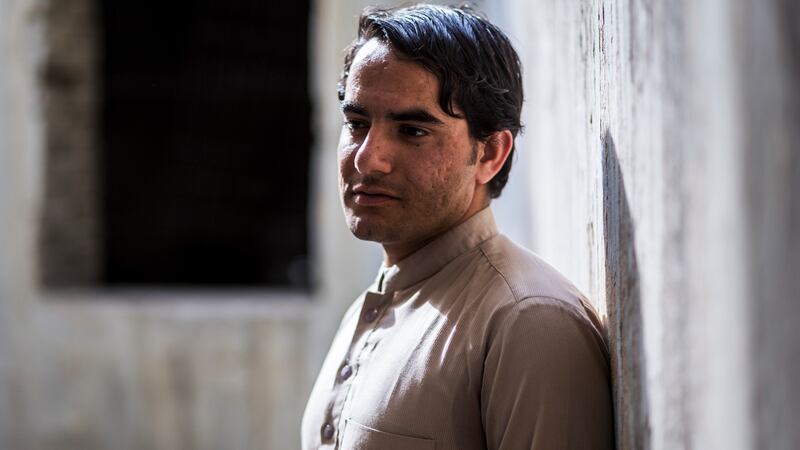 Waseel Pairoz, the younger brother of Abdul Ghafoor Pairoz, a prominent scholar who was killed by the Taliban, in Kabul, Afghanistan. Photograph: Jim Huylebroek/New York Times