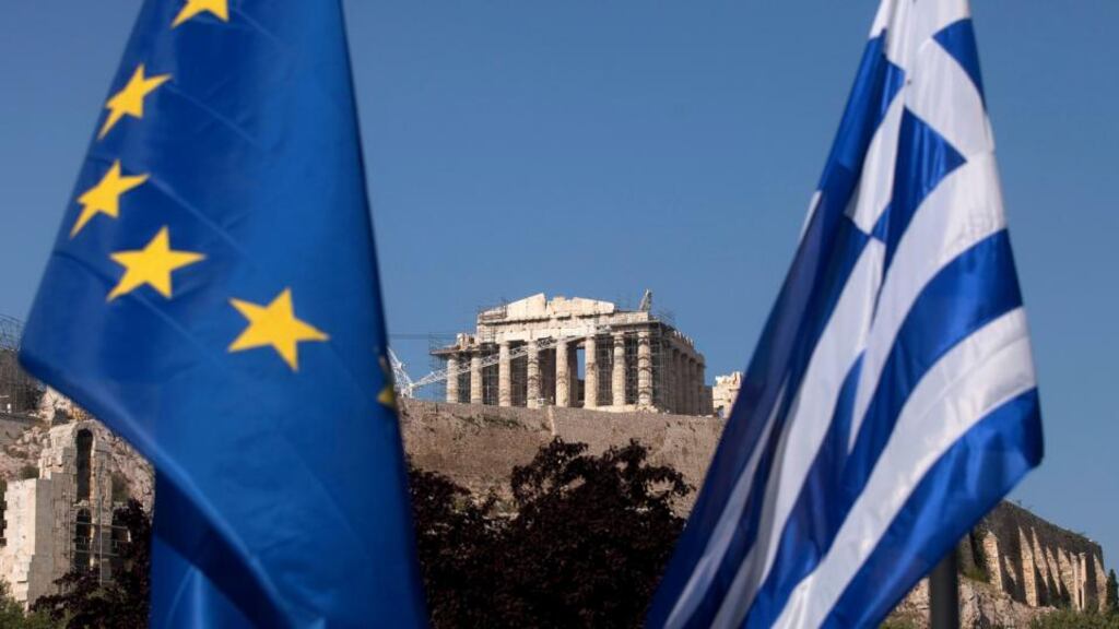 The latest tranche of payments were delayed because of a reluctance to end the restrictive practices of about 130 protected professions; these problems are part of the overall systemic crisis of who actually runs Greece.Photograph: Simon Dawson/Bloomberg