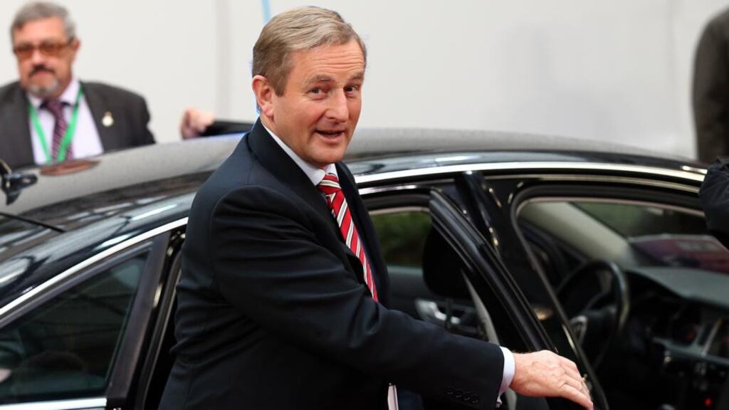 Taoiseach Enda Kenny has said it would take a four-point rise in the top rate of income tax to cover the loss of revenues if water charges were scrapped. Photograph: Getty