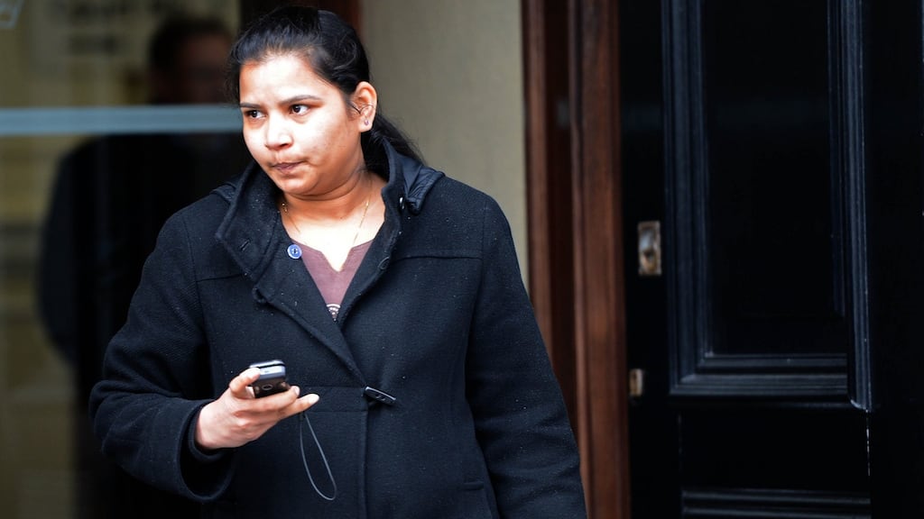Mrudula Vasealli was a witness at the inquest into the death of Savita Halappanavar in Galway today. Photograph: Eric Luke / THE IRISH TIMES