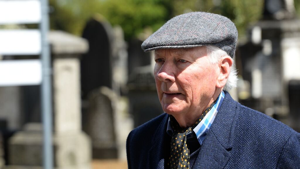 Gay Byrne in Dublin in May of this year. Photograph: Dara Mac Donaill / The Irish Times