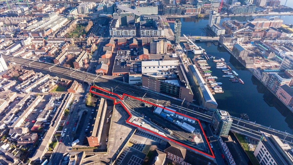 The CIÉ-owned site at Grand Canal Quay, which will be developed into an office block