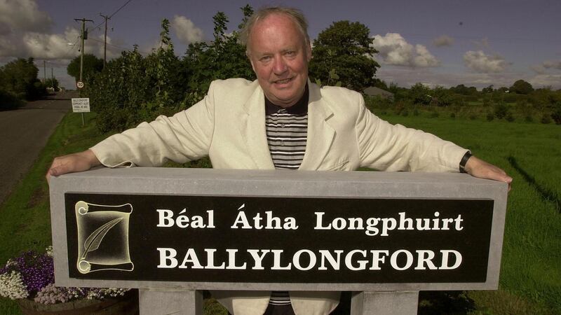 Brendan Kennelly in his home town of Ballylongford for the Brendan Kennelly Summer Festival. Photograph: David Sleator