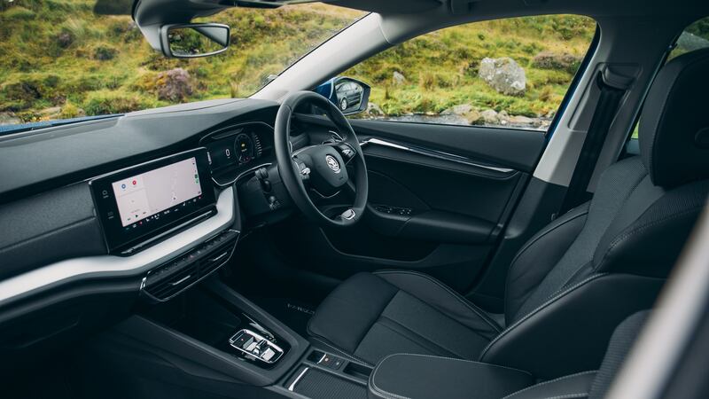 Up front there’s proper saloon space, with ample adjustments of seat and steering column to suit most drivers.