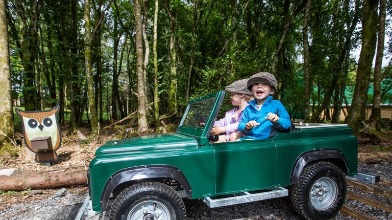Effie (4) and Hugo (3) Wilson, from Banbridge, Co Down. Photograph: Naoise Culhane