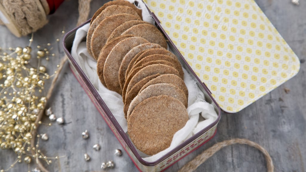 Rye crackers. Photograph: Harry Weir Photography