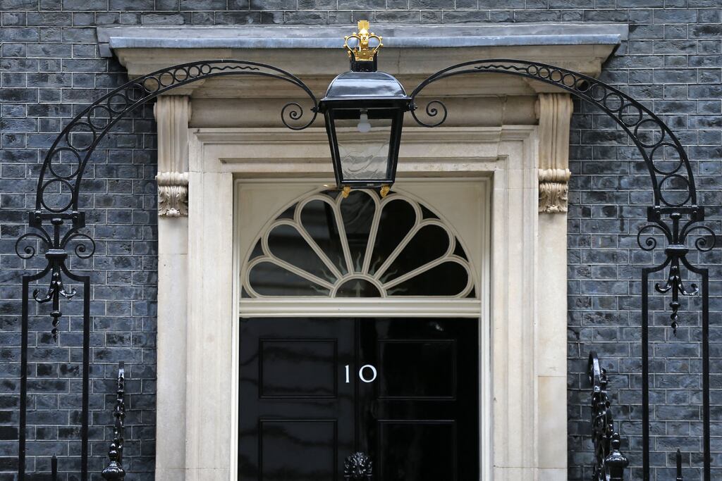 The closed door of 10 Downing Street amid market turmoil in the UK. Photograph: Isabel Infantes/AFP via Getty Images