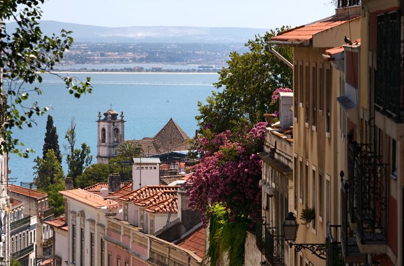 Hilly Lisbon. Photograph: Turismo de Lisboa