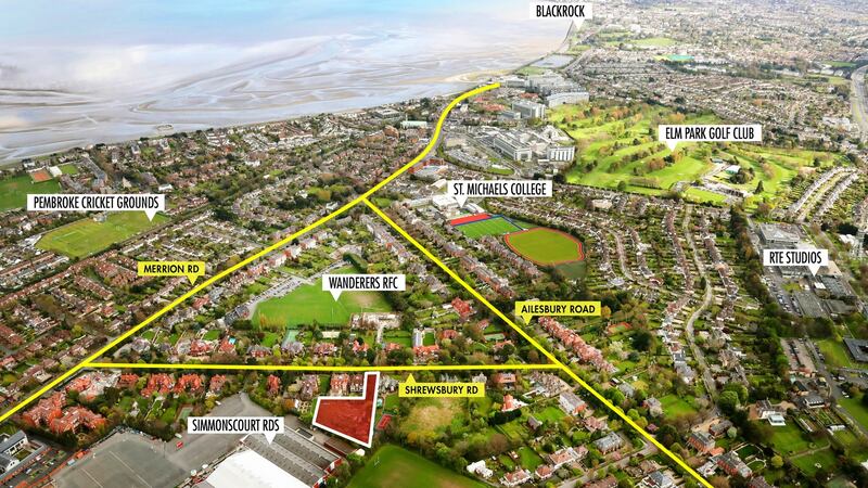 The housing site on Shrewsbury Road previously occupied by the Chester Beatty Library, for sale in excess of €10m