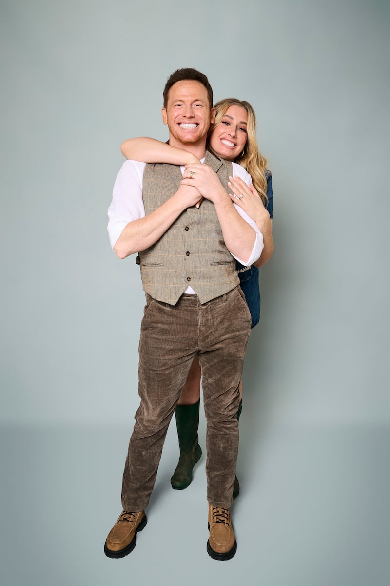 Stacey & Joe: Stacey Solomon & Joe Swash. Photograph: Elisabeth Hoff/Optomen Television/BBC