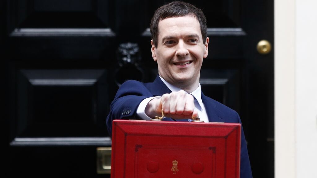 British chancellor George Osborne downgraded his growth forecasts for the next five years. Photograph: Simon Dawson/Bloomberg