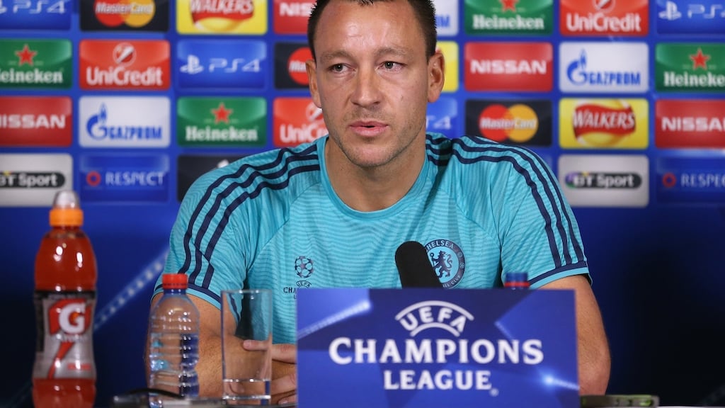 Chelsea’s John Terry has said he will happily take criticism off the chin from former pros, but not from the likes of Robbie Savage. Photograph: Getty