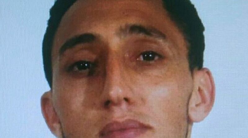 A handout picture provided by the Spanish National Police showing Moroccan Driss Oukabir, alleged suspect linked to the attack in Barcelona. Photograph: Getty