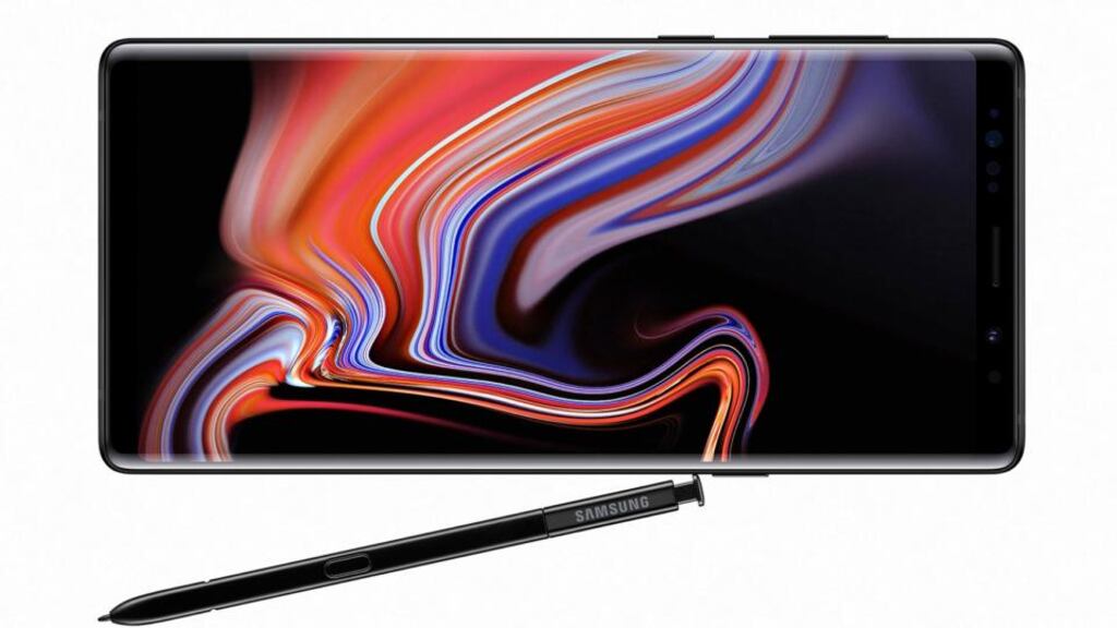 Samsung Galaxy Note 9. Photograph: EPA/Samsung