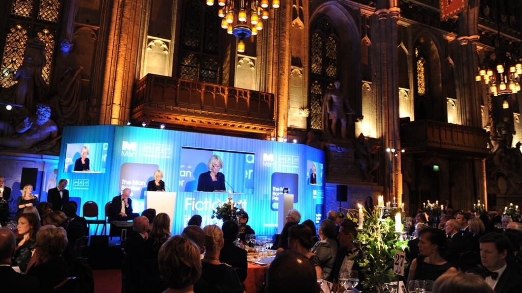 The 2014 Man Booker prize ceremony at London’s Guildhall. Photograph: Getty Images