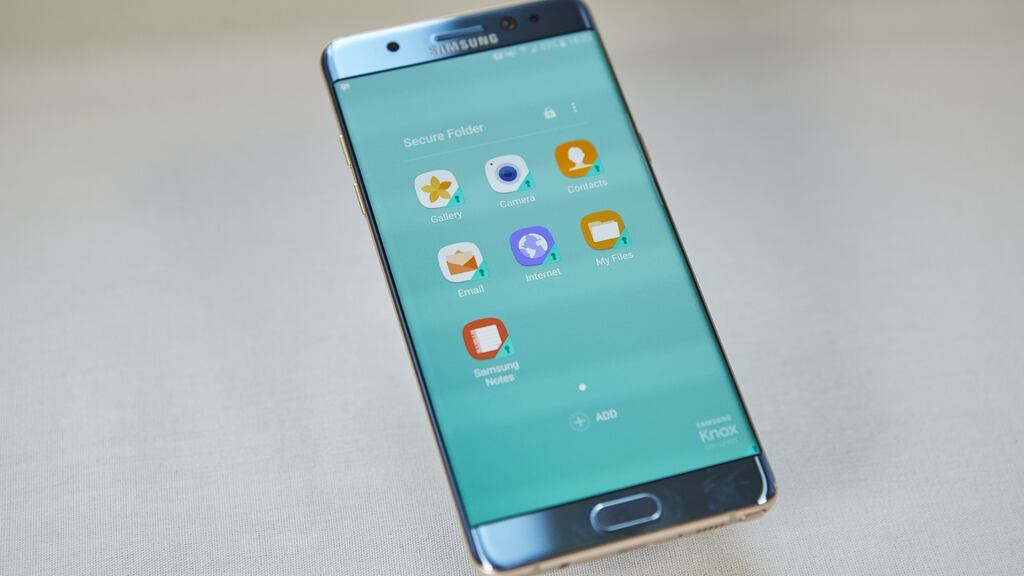 Unlike its plastic predecessors, the Note 7 is metal and glass, and despite its 5.7 inch screen, fits more comfortably in the palm of your hand