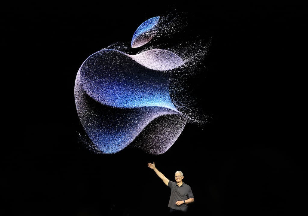 Apple chief executive Tim Cook: Of the latest range of iPhones, he says 'These are the best and most capable iPhones we’ve ever made.' Photograph: Justin Sullivan/Getty