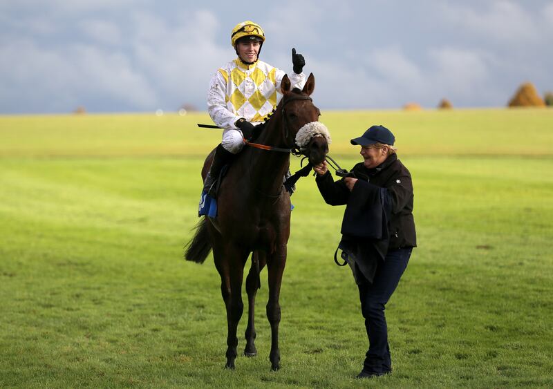 Irish jockey Jamie Powell has been suspended for 28 days for breaching the whip rules during the Cesarewitch. Photograph: Nigel French/PA Wire