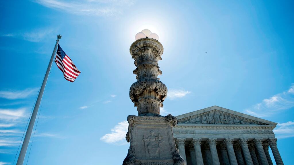 The US Supreme Court has ruled that the Trump administration may enforce its 90-day ban on travellers from six mostly Muslim countries. Photograph: Brendan Smialowski/AFP/Getty Images.