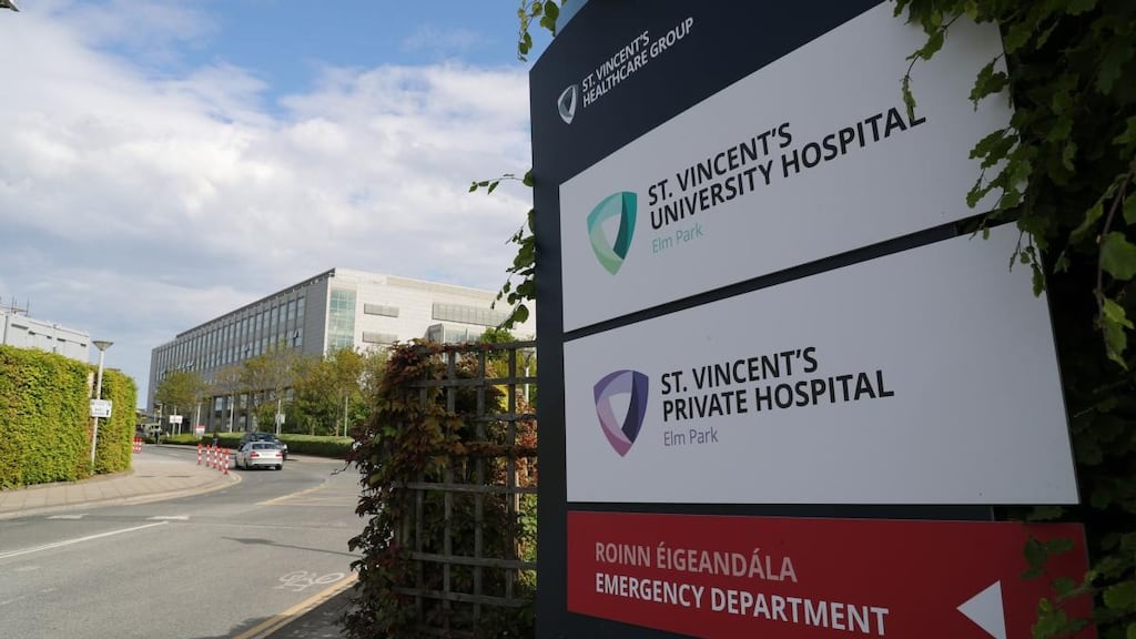 A spokeswoman for St Vincent’s said the payment to the finance department ‘relates to overtime and an incentive programme to achieve critical financial targets over a specific three-month period’. Photograph: Nick Bradshaw