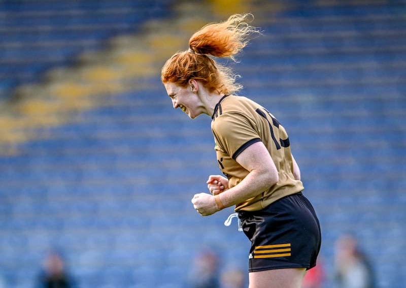 Kerry's Louise Ní Mhuircheartaigh has been the top scorer in this season's championship so far and is likely to be Kerry's main threat on Sunday. Photograph: Piaras Ó Mídheach/Sportsfile