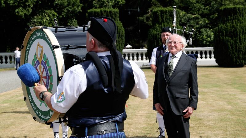 No apologies needed for provision of Irish services, President says