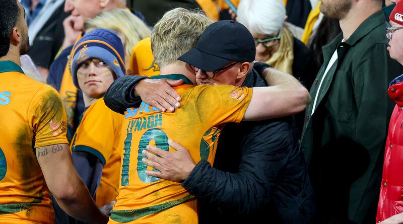 Tom Lynagh is being asked at a young age to carry a lot for Australia. Photograph: James Crombie/Inpho