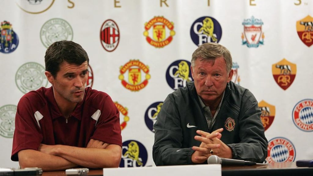 Roy Keane believes that Alex Ferguson is still trying to exert “control and power” at Manchester United. Photograph: Phil Cole/Getty Images