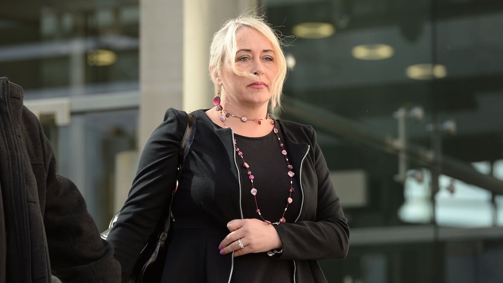 Gail O Rorke leaving the Circuit Court during her trail. Photograph: Cyril Byrne /The Irish Times