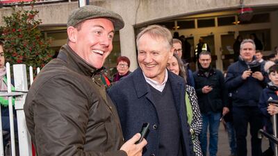 Leon Blanche with Joe Schmidt.