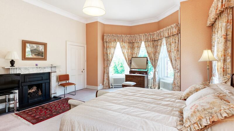 Main bedroom with bay window