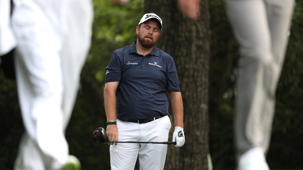 Shane Lowry struggled to a 78 in his opening round at Augusta National. Photograph: Jonathan Ernst/Reuters