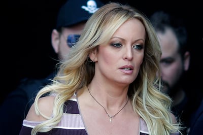 The allegations against Donald Trump relate to alleged payments made to adult film actor Stormy Daniels. Photograph: Markus Schreiber/AP