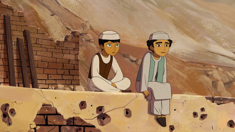 Scene from ‘The Breadwinner’, by Cartoon Saloon.