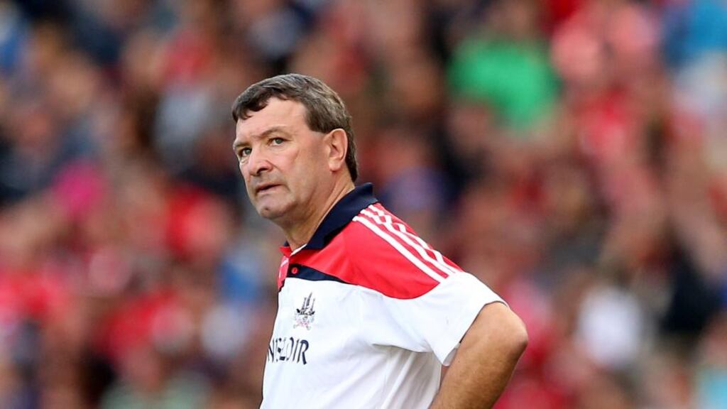 Cork manager Jimmy Barry-Murphy: “one of the best games of hurling I’ve ever seen”. Photograph: James Crombie/Inpho