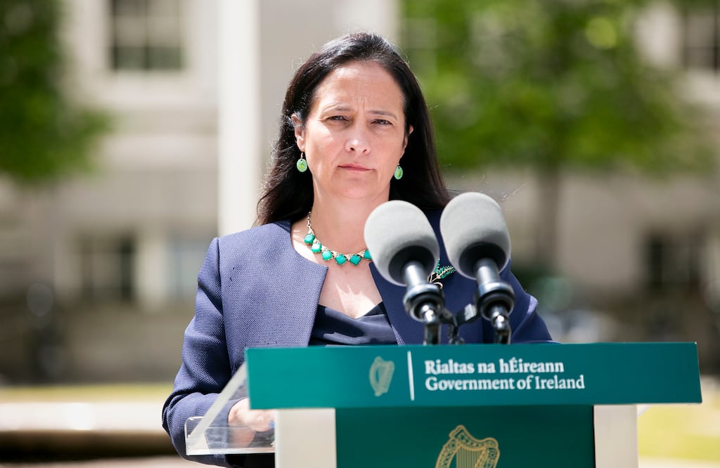 Minister for Media Catherine Martin set terms on Tuesday for a three-part review of RTÉ's money, governance and dealings with contractors such as Ryan Tubridy. Photograph: Gareth Chaney/Collins