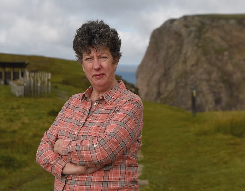 Treasa Ní Ghearraigh, manager of Comhar Dún Chaocháin Teo, the local community development co-operative based in Sean Scoil Ceathrú Thaidhg. She says: “Any future developments should be community-led and take account of the area’s Gaeltacht status and unique culture." Photograph: Conor McKeown