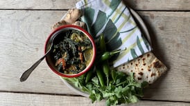 Kale and chickpea saag aloo