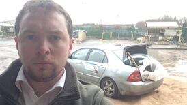 True grit: politician gives rock salt for constituents to use on icy roads