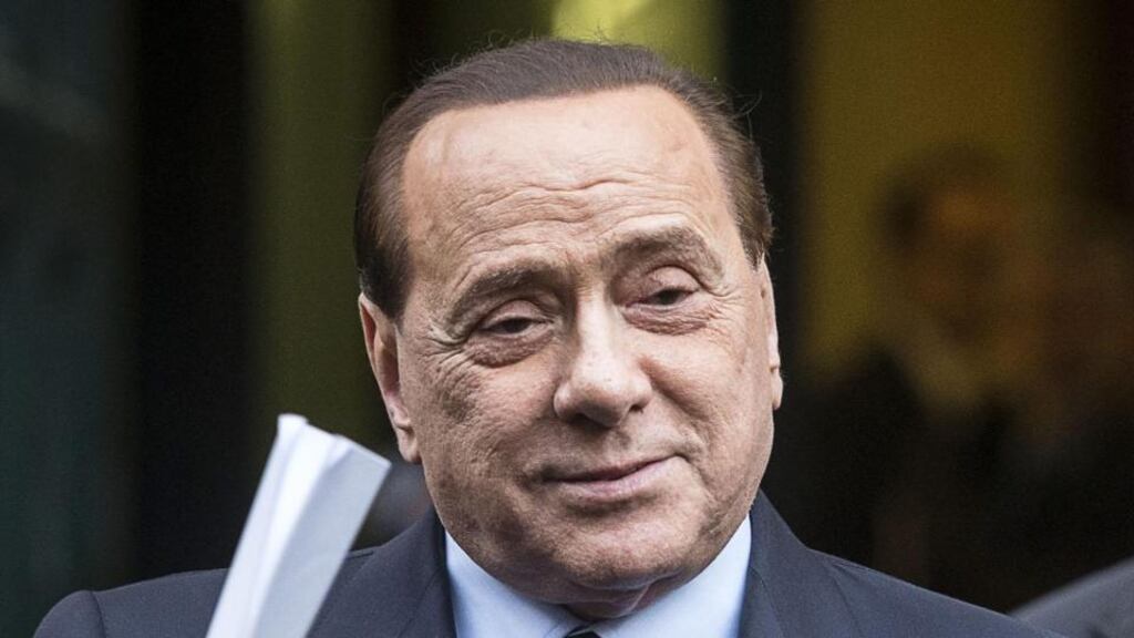 Former Italian Premier Silvio Berlusconi: “If someone was willing to stay behind after dinner and have sex with prime minister Berlusconi, then they would be paid more,” a woman told a court in Italy this week. Photograph:  EPA/Angelo Carconi