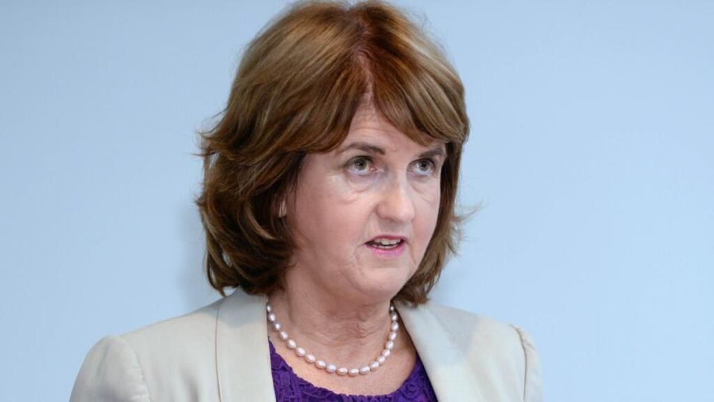 Minister for Social Protection Joan Burton: welfare entitlement of income disregard will remain at €90 a week, she will tell the Dáil as it debates the second stage of the Social Welfare Bill. Photograph: Eric Luke/The Irish Times