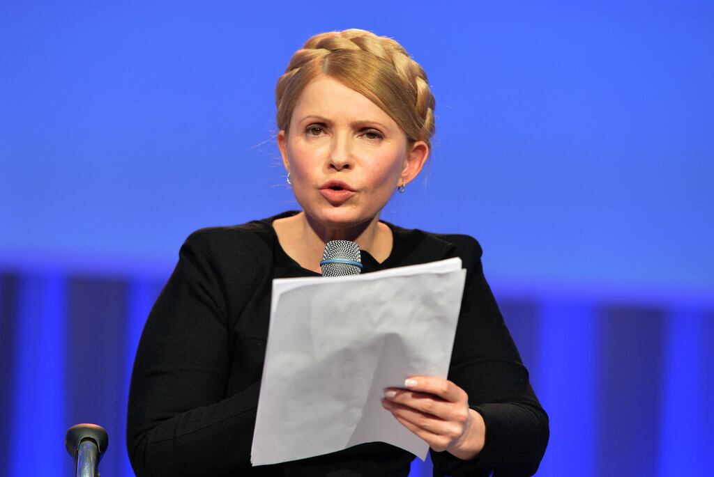Former Ukrainian prime minister Yulia Tymoshenko: said damage from the war was estimated at $155 billion as of January 2024. Photo: David Sleator